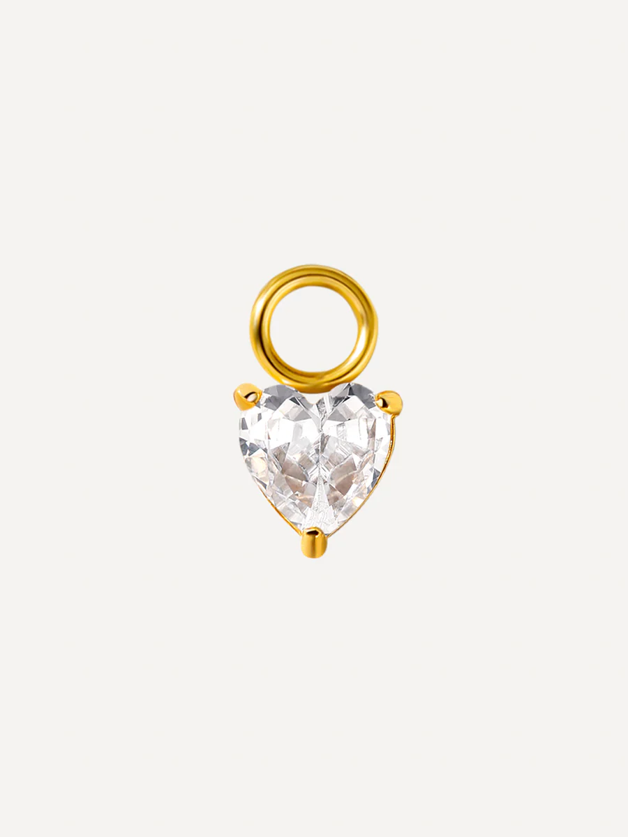 5,5x5,5mm Sincere Love Ohrring-Charm