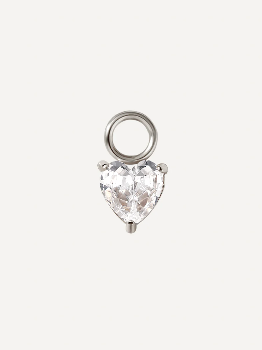5,5x5,5mm Sincere Love Ohrring-Charm - Image 2