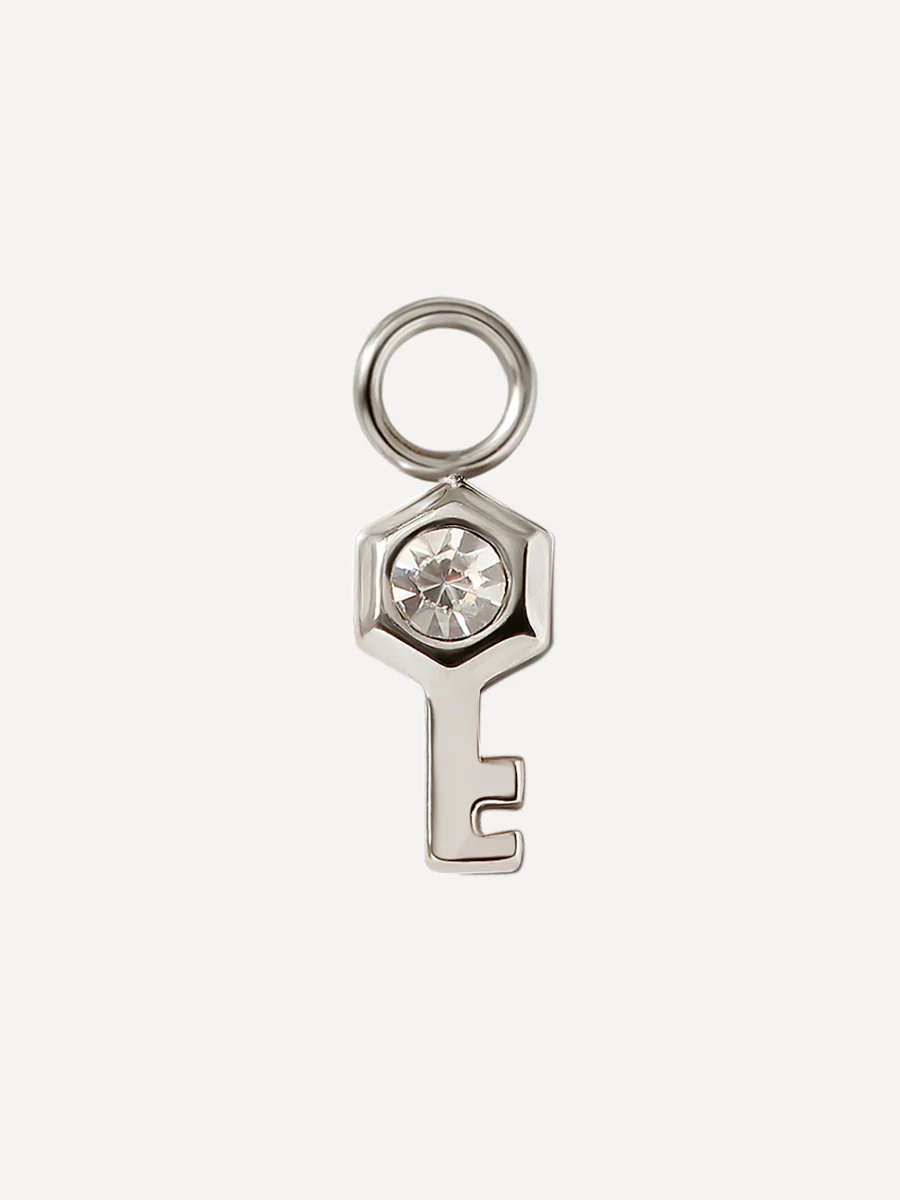 9,5x5mm Secret Key Ohrring-Charm - Image 2