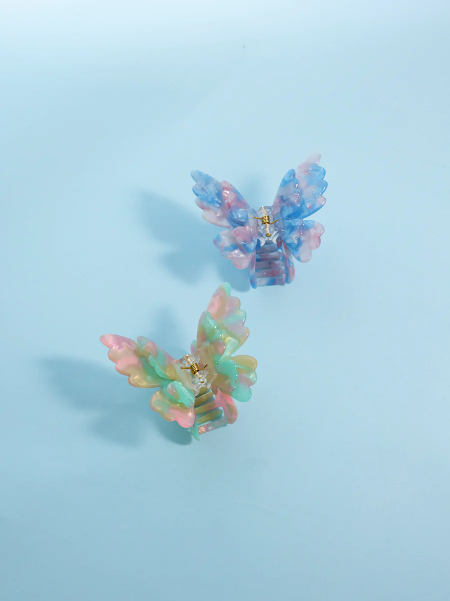Airy Butterfly Haarklammer Blue-pink - Image 4