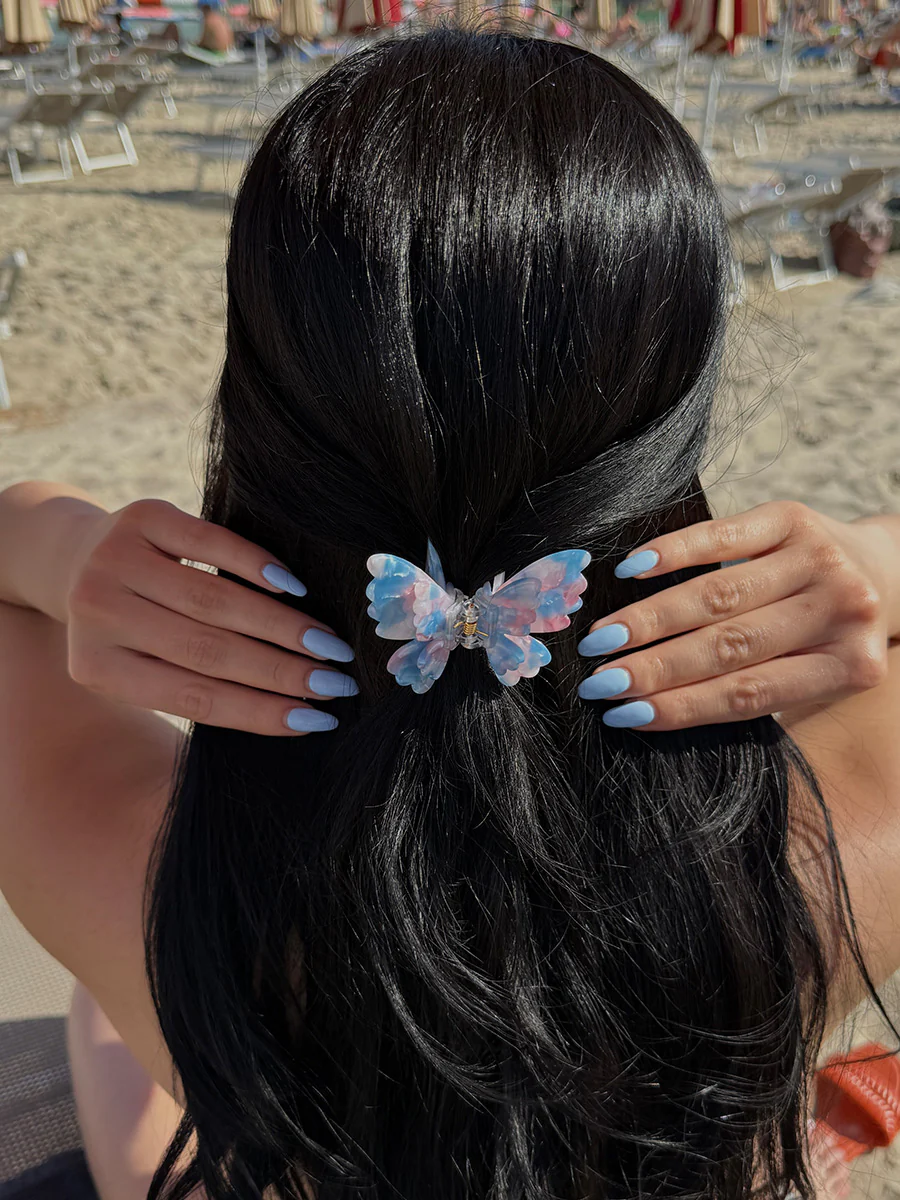 Airy Butterfly Haarklammer Blue-pink - Image 5