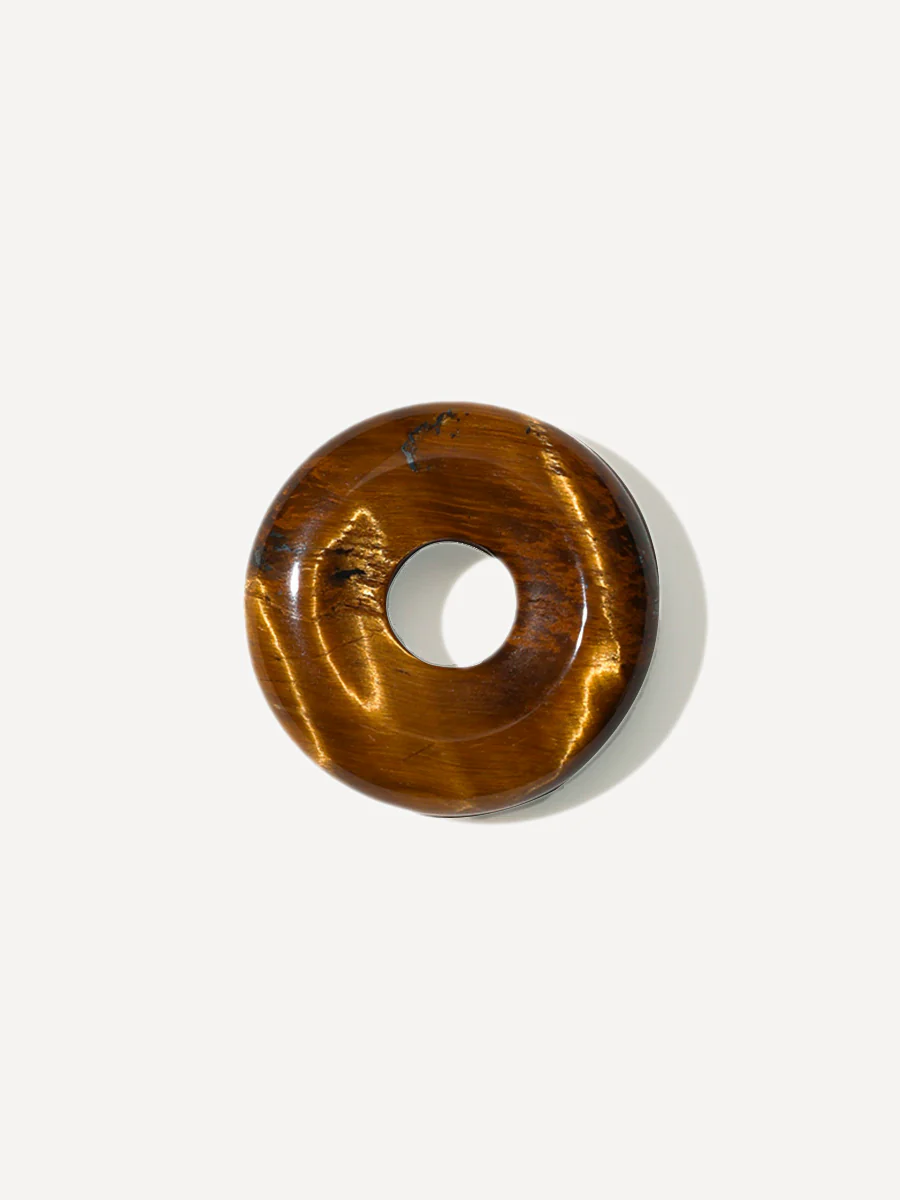 (Passend zu Ohrringen ≥ 17 mm) Dreamy Donut Coffee Color Ohrring-Charm