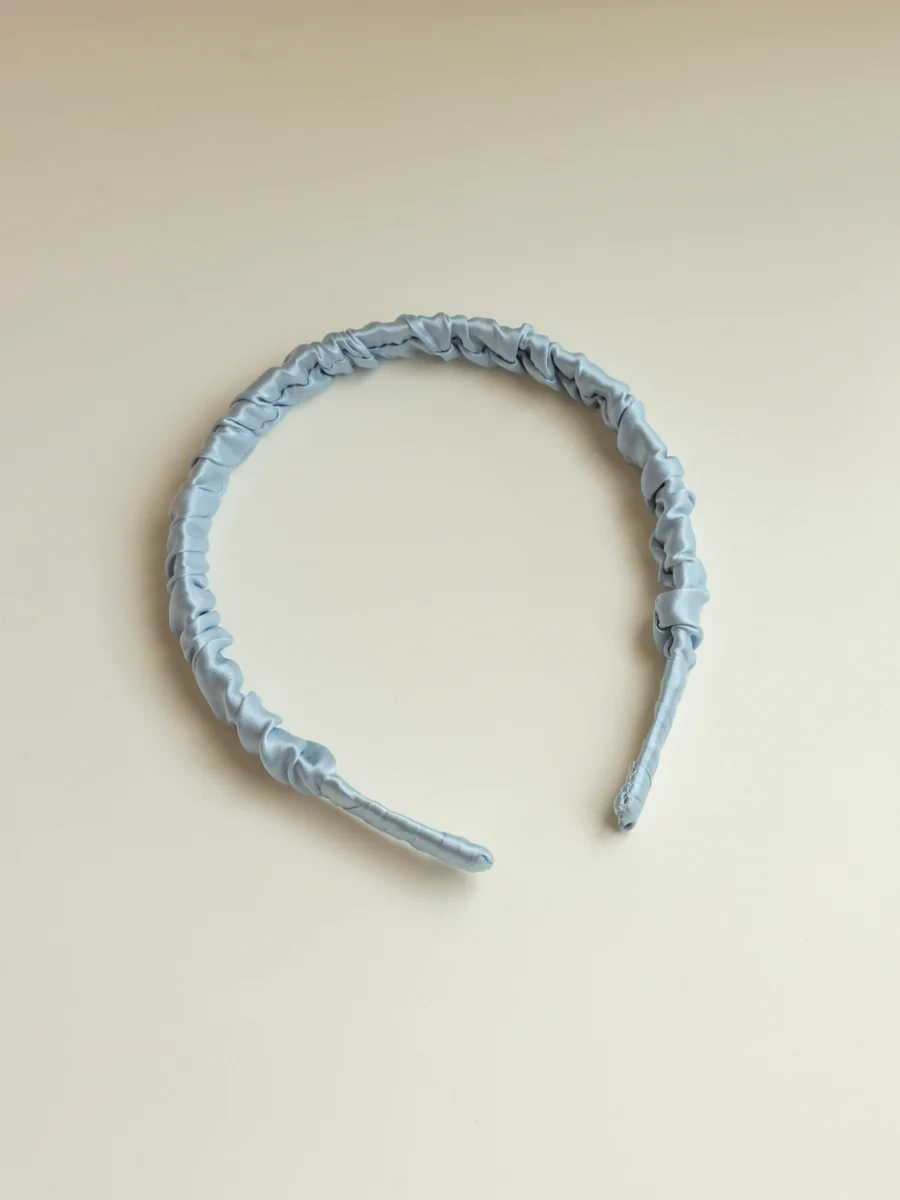 Elegant Hold Pure Silk Haarreif Blue