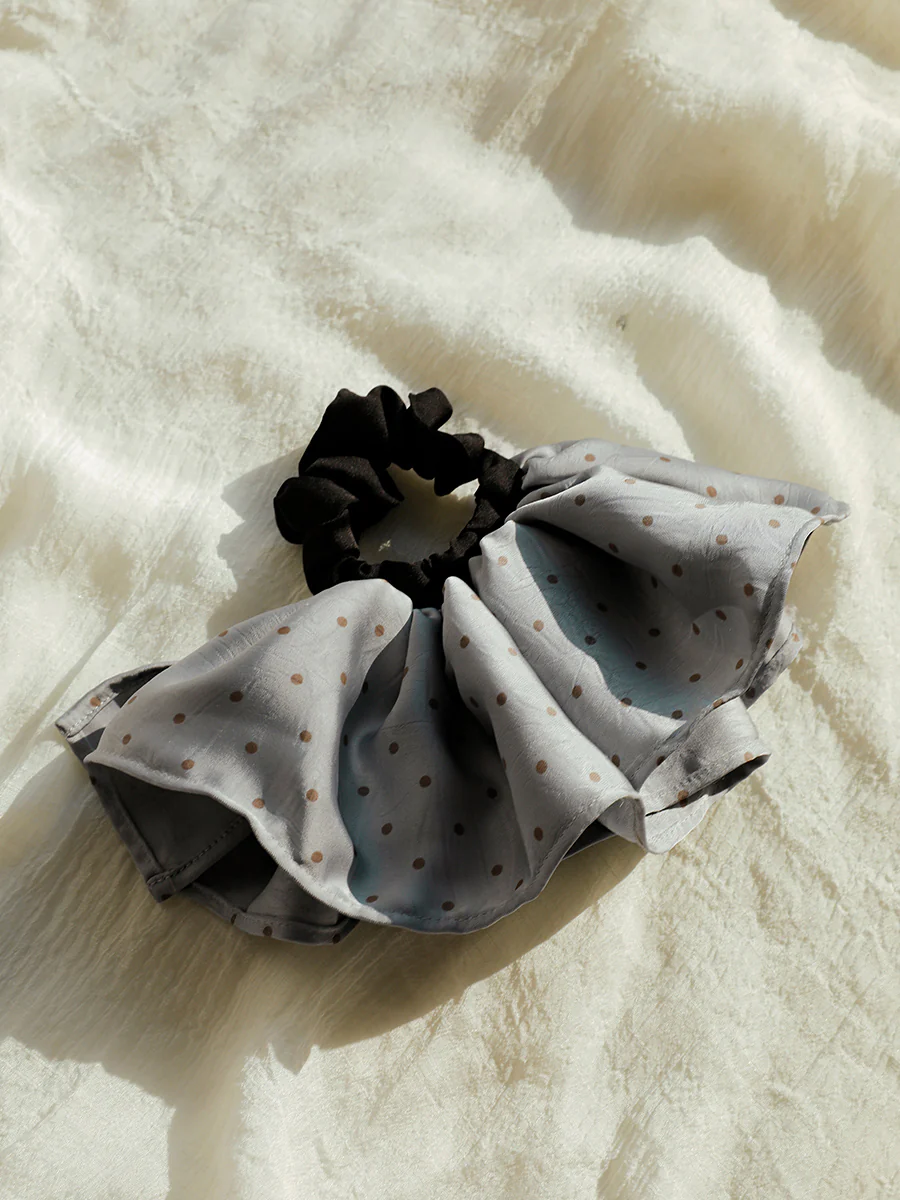 Elegant Polka Scrunchie - Image 2