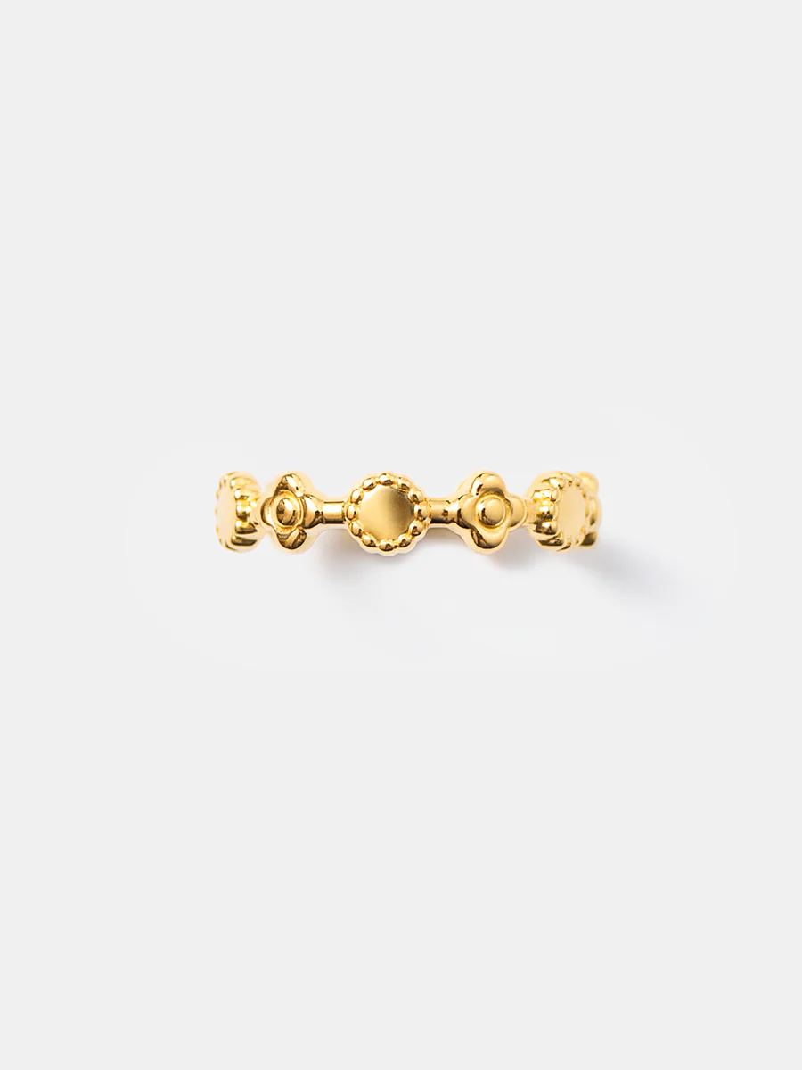 Flower Band Ring