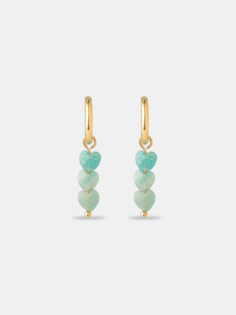 Love Droplets Sea Green Ohrringe