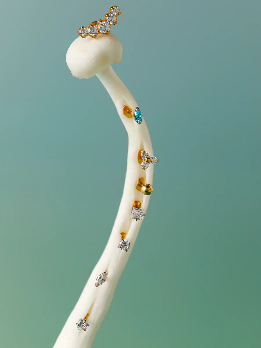MARQUISE Blue Spark Titan Piercing - Image 2