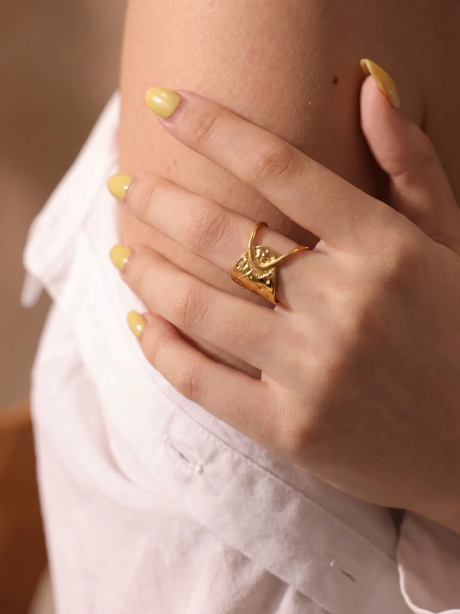 Modern Form Ring - Image 3