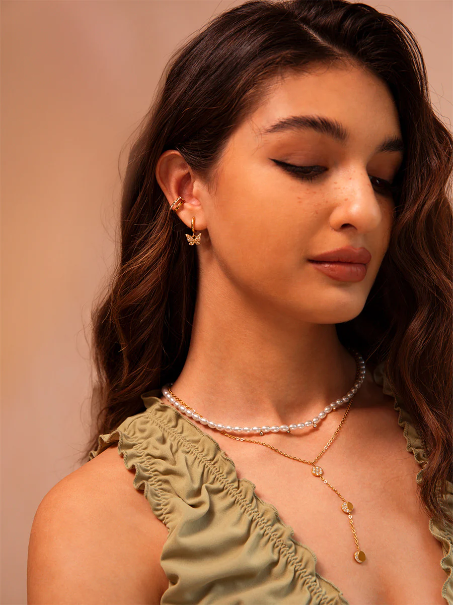 Moon Phase Duo Brilliant Earcuff - Image 7