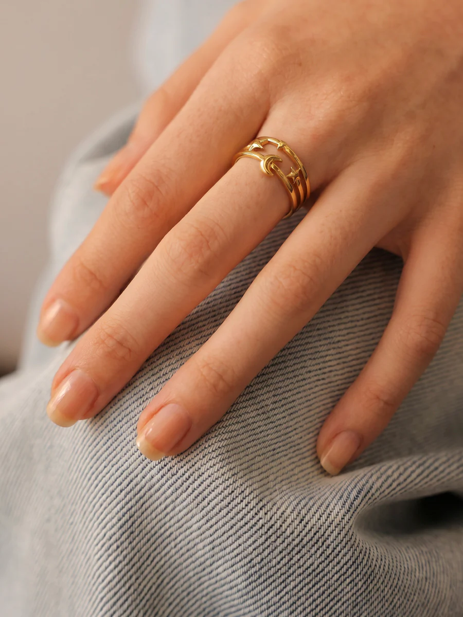 Moonlit Star Ring - Image 3