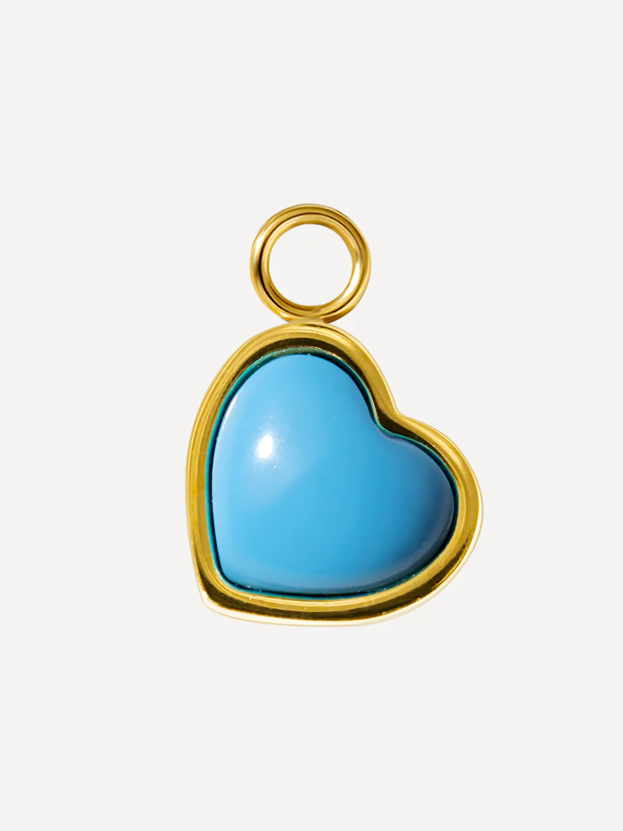 Ocean Heart Ohrring-Charm