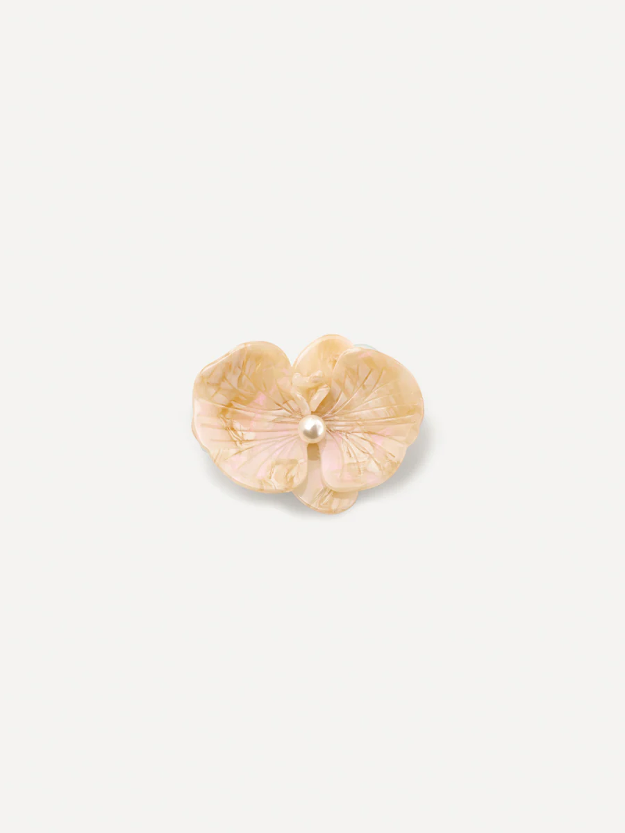 Orchid Glow Cream White Hairpin