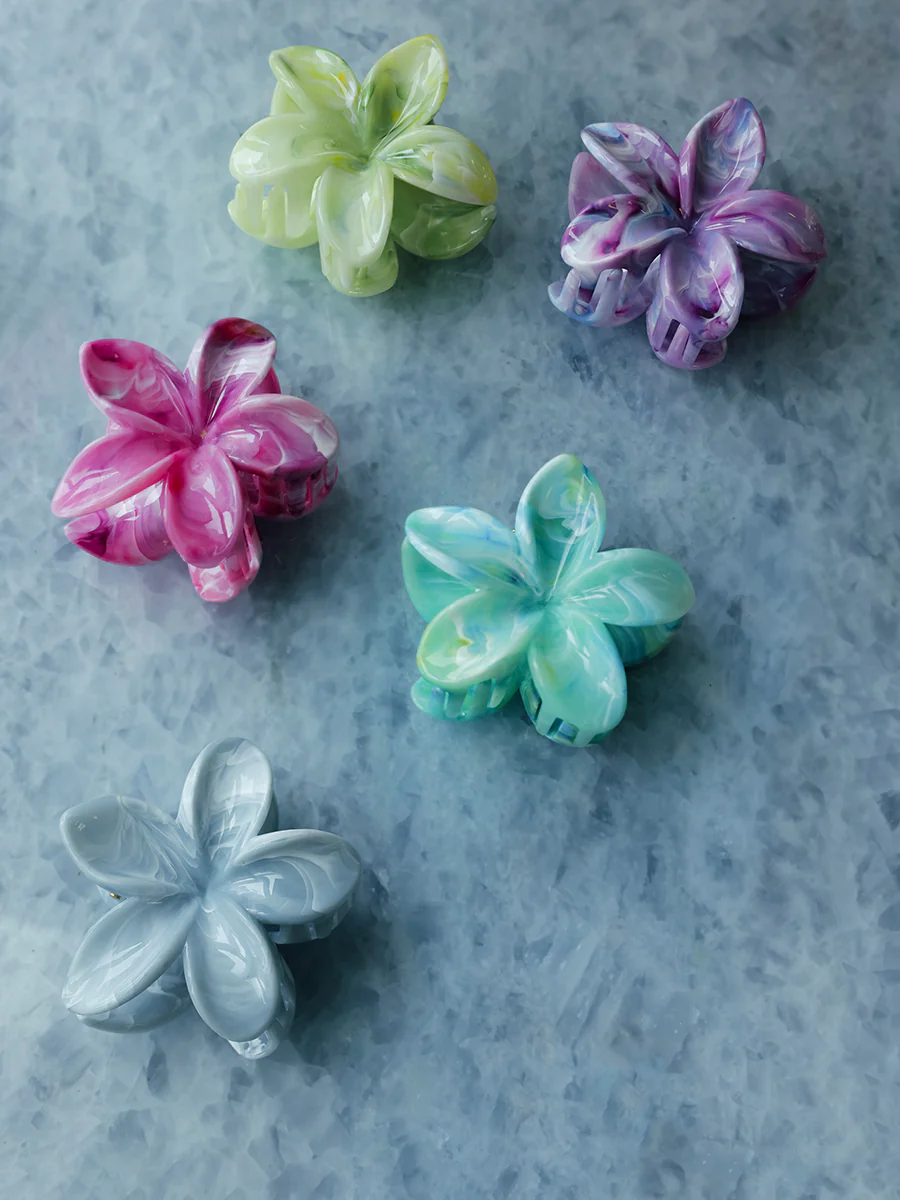 Pastel Petal Light Green Haarklammer - Image 4