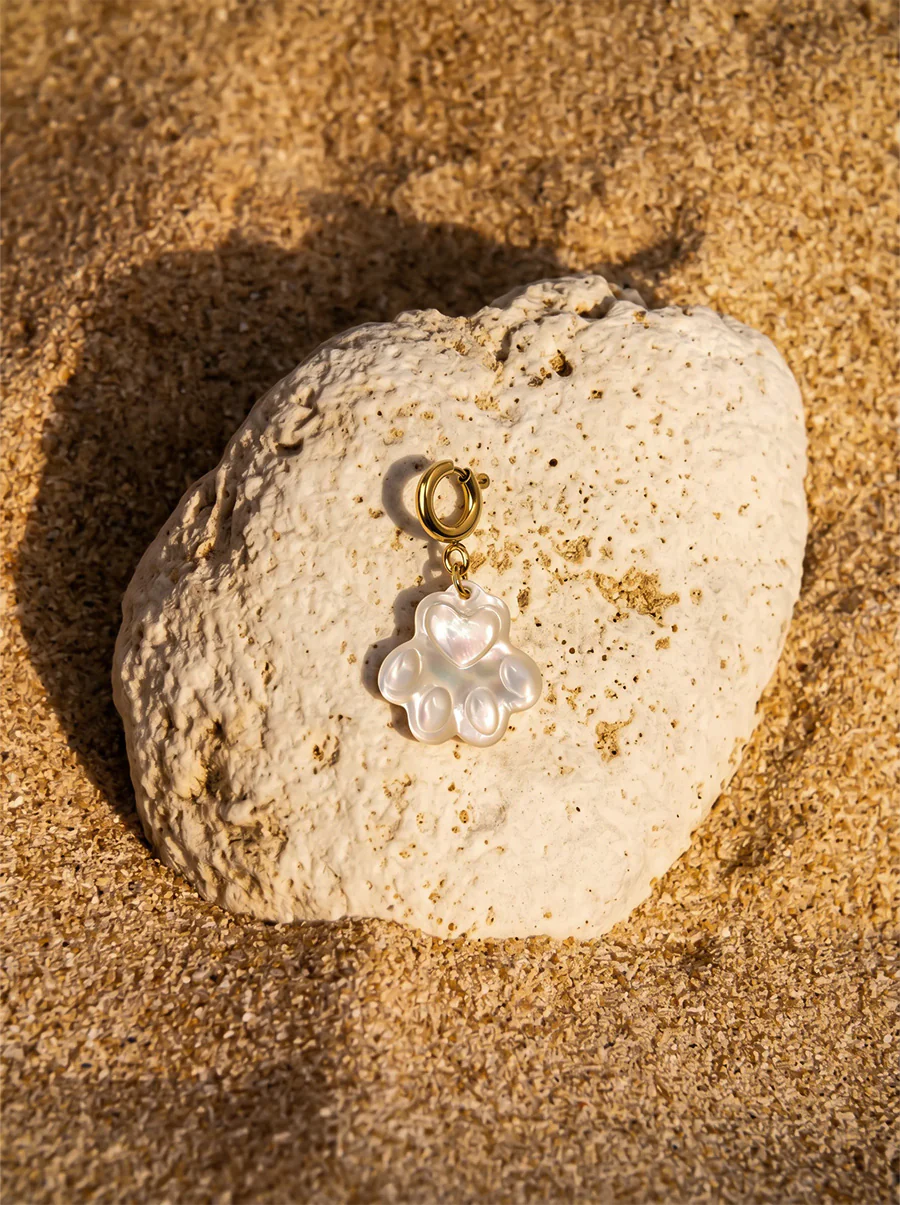 Pawprint Heart Ketten-Charm - Image 4