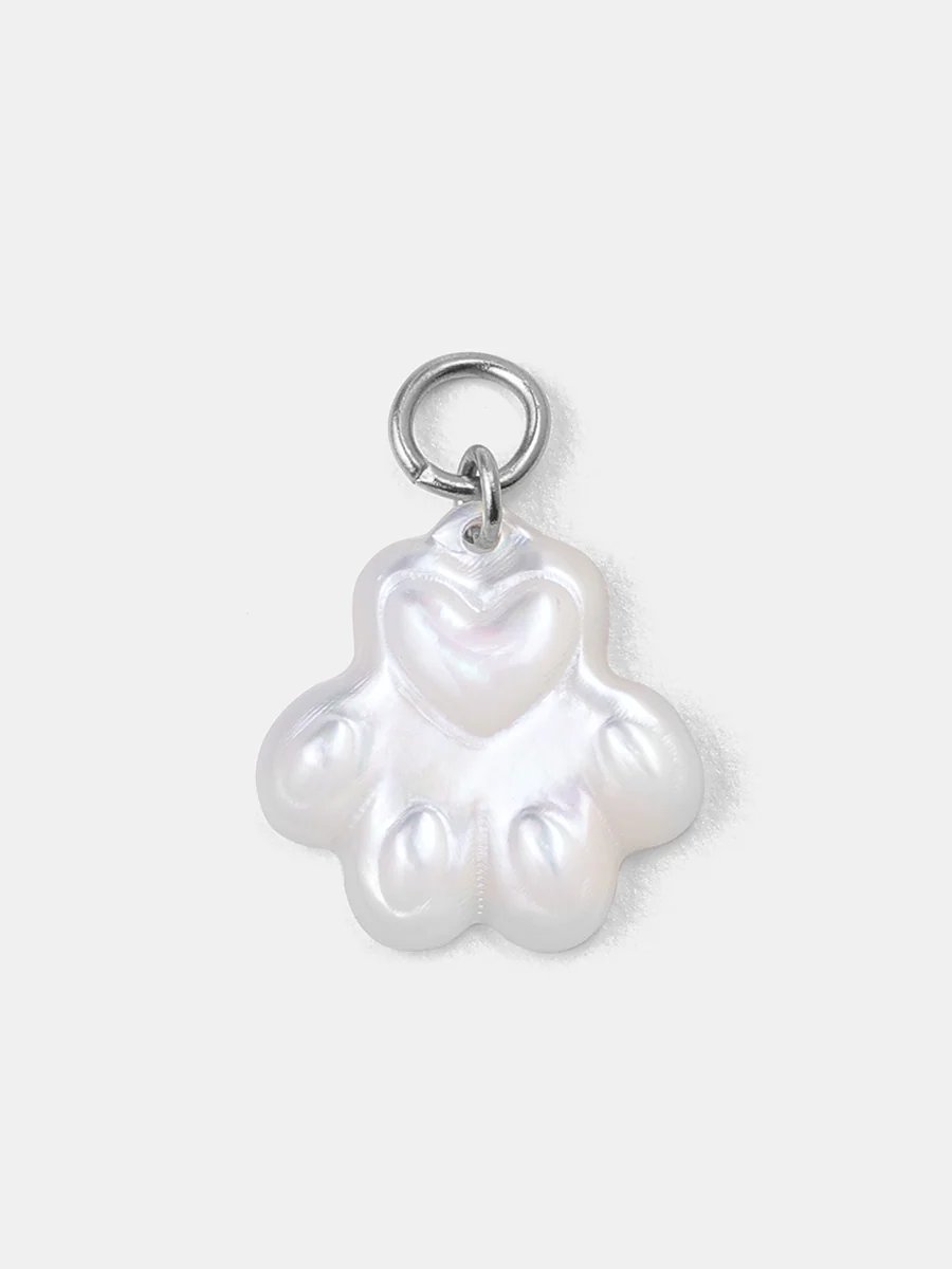 Pawprint Heart Ohrring-Charm - Image 7