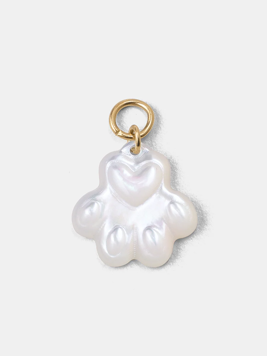 Pawprint Heart Ohrring-Charm - Image 9