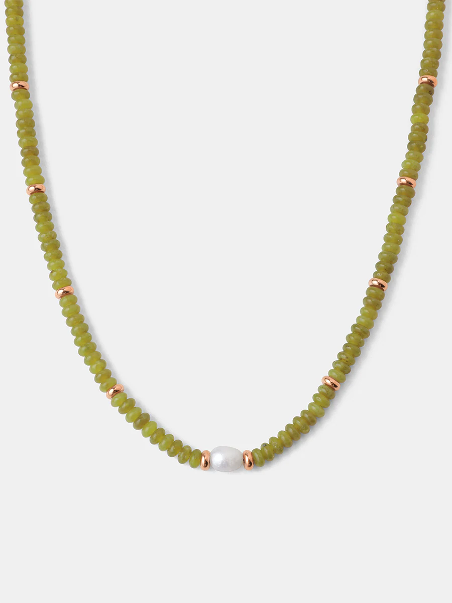 Pearl Dawn Dark Green Kette - Image 14
