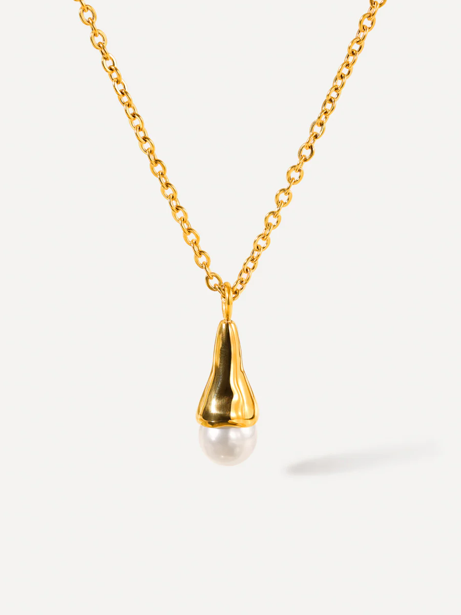 Pearlescent Drop Kette