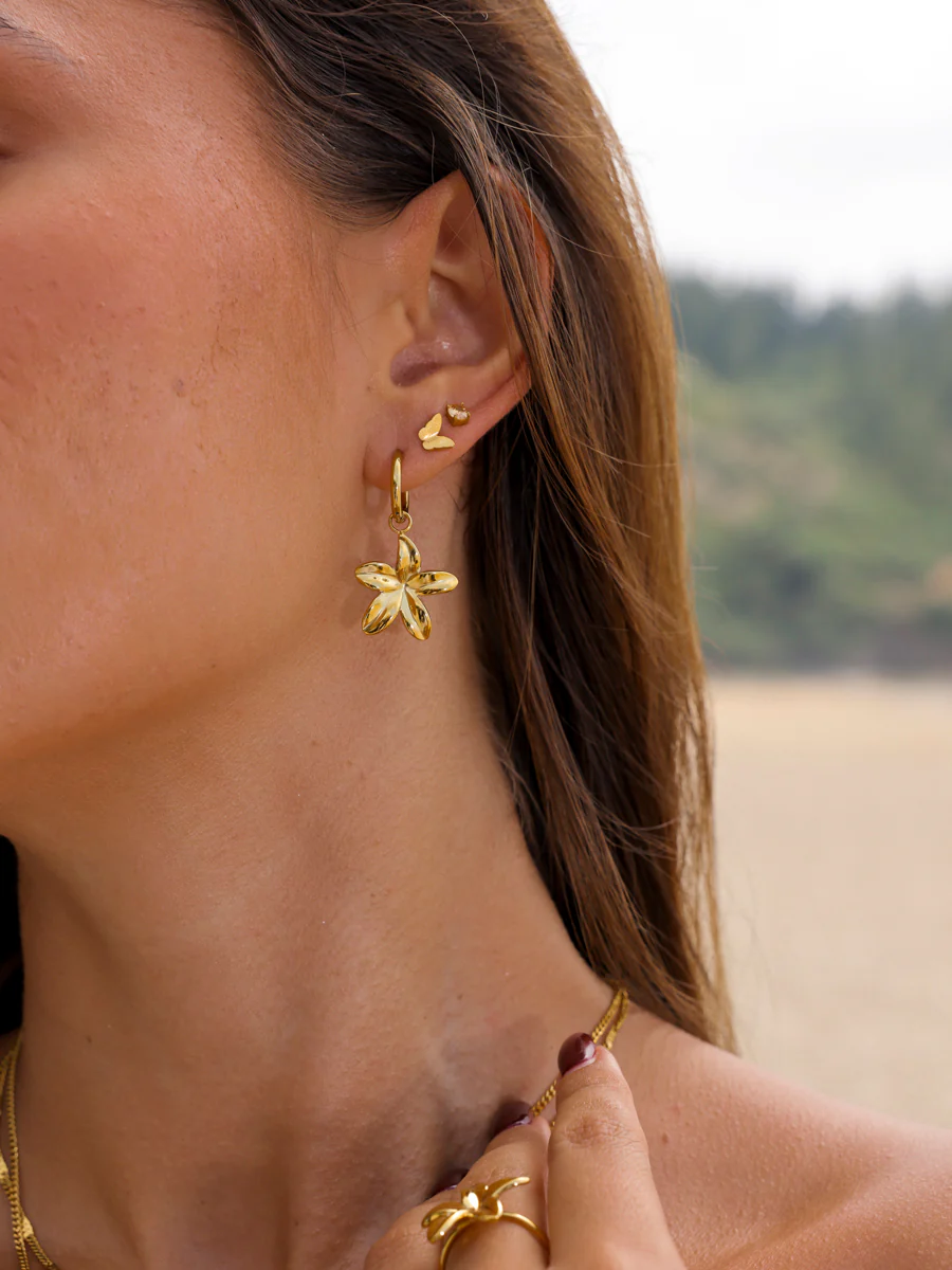 Plumeria  Ohrring-Charm - Image 3
