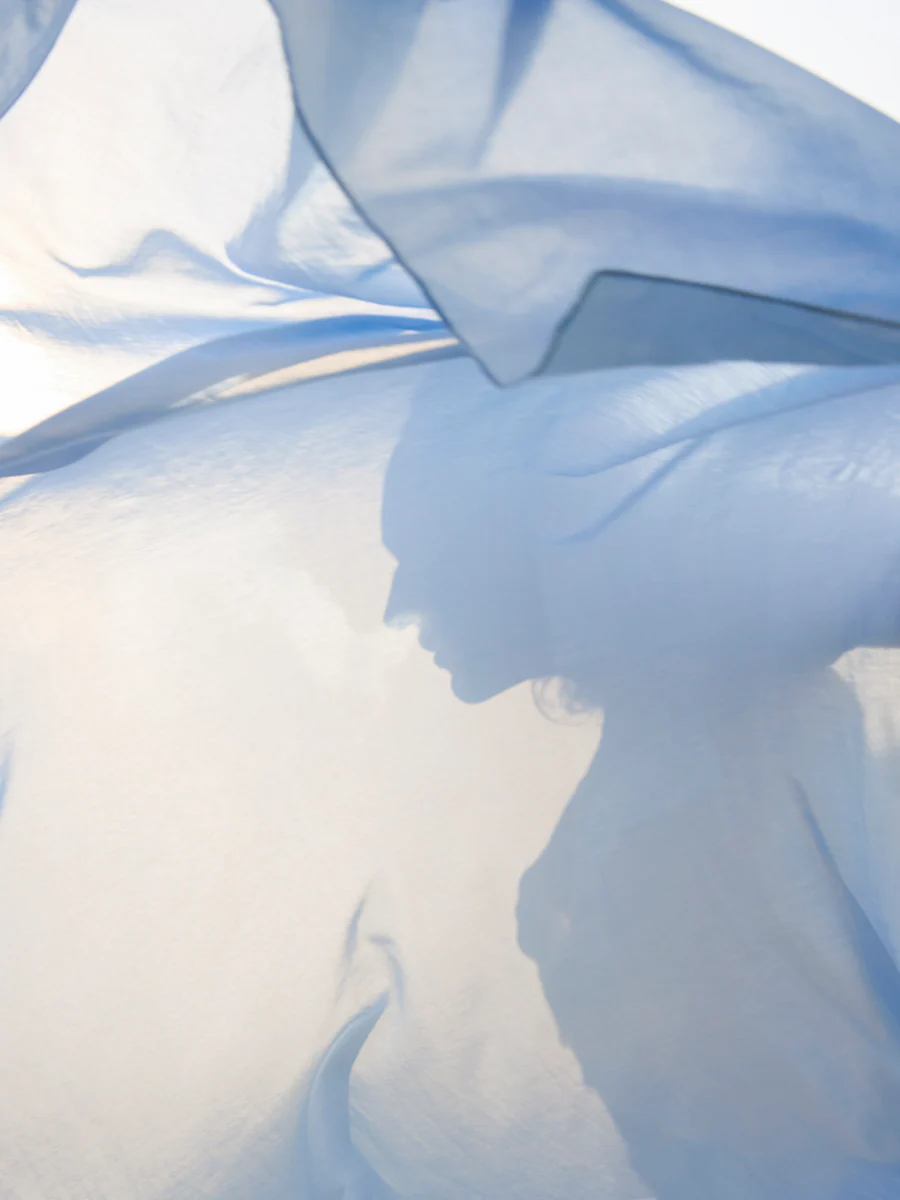 Pure Essence Light Blue Schal - Image 9