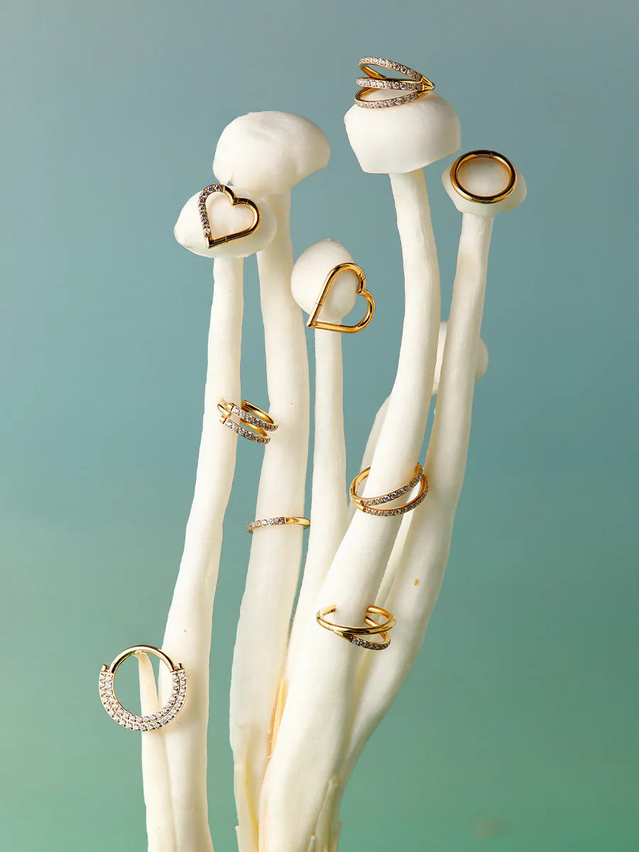 Simple Heart Titan Piercing - Image 3