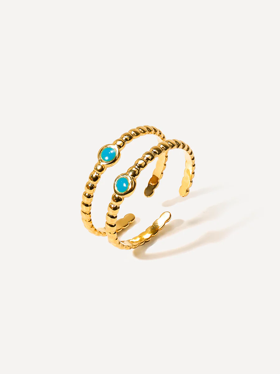 Sunny Bay Ring Set