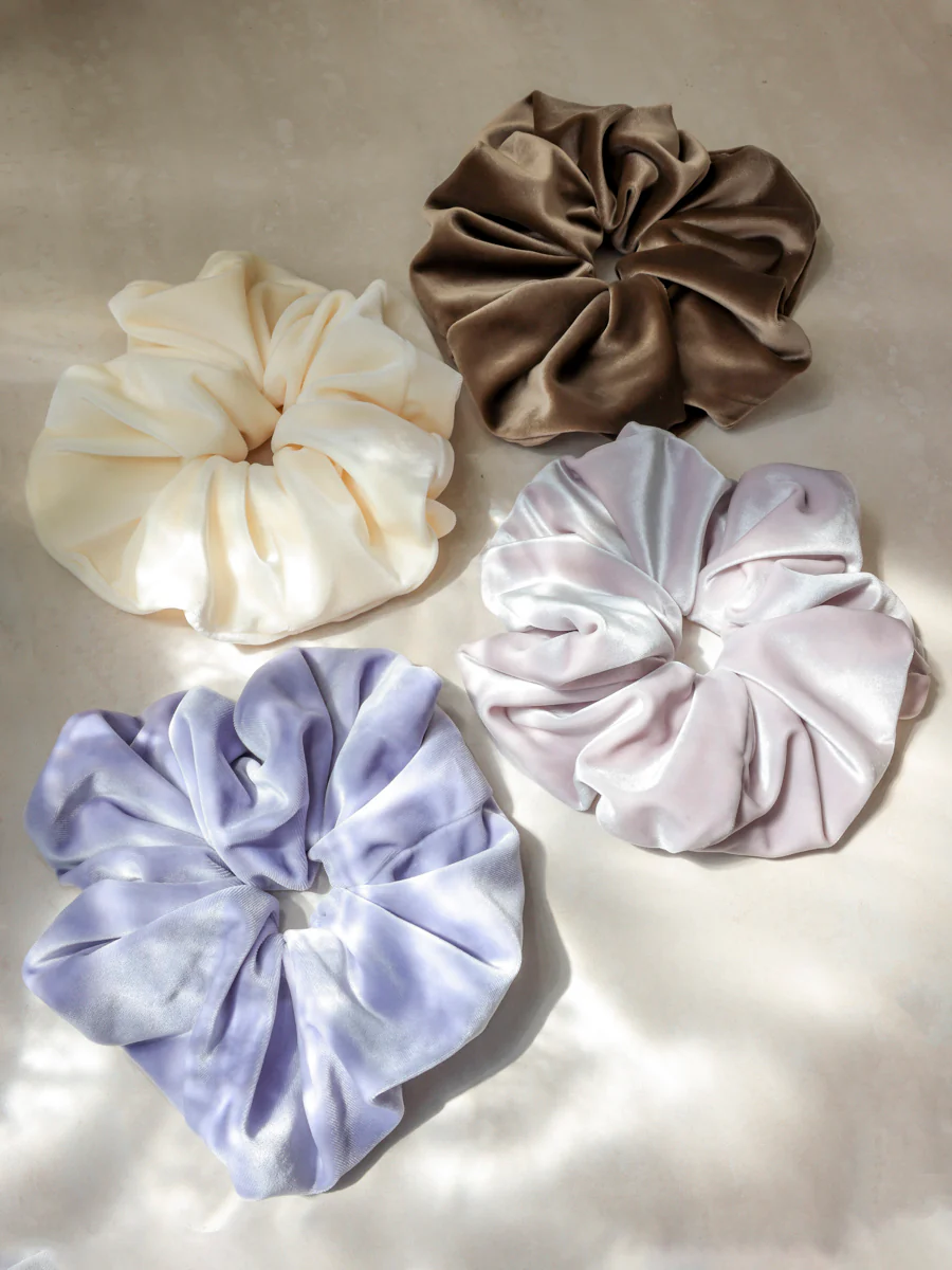 Velvet Dream Light Purple Scrunchie - Image 4