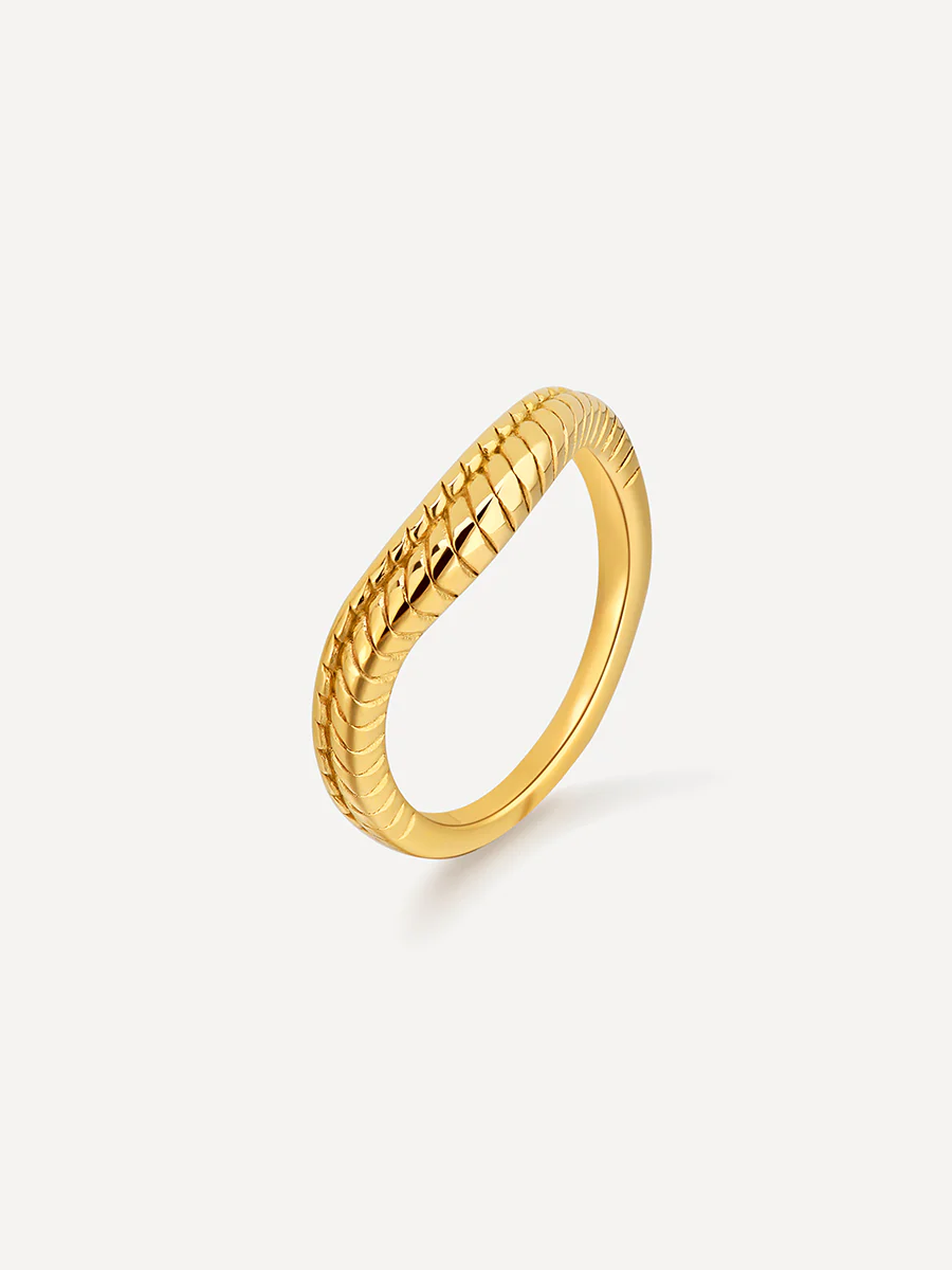 Wavy Scales Ring
